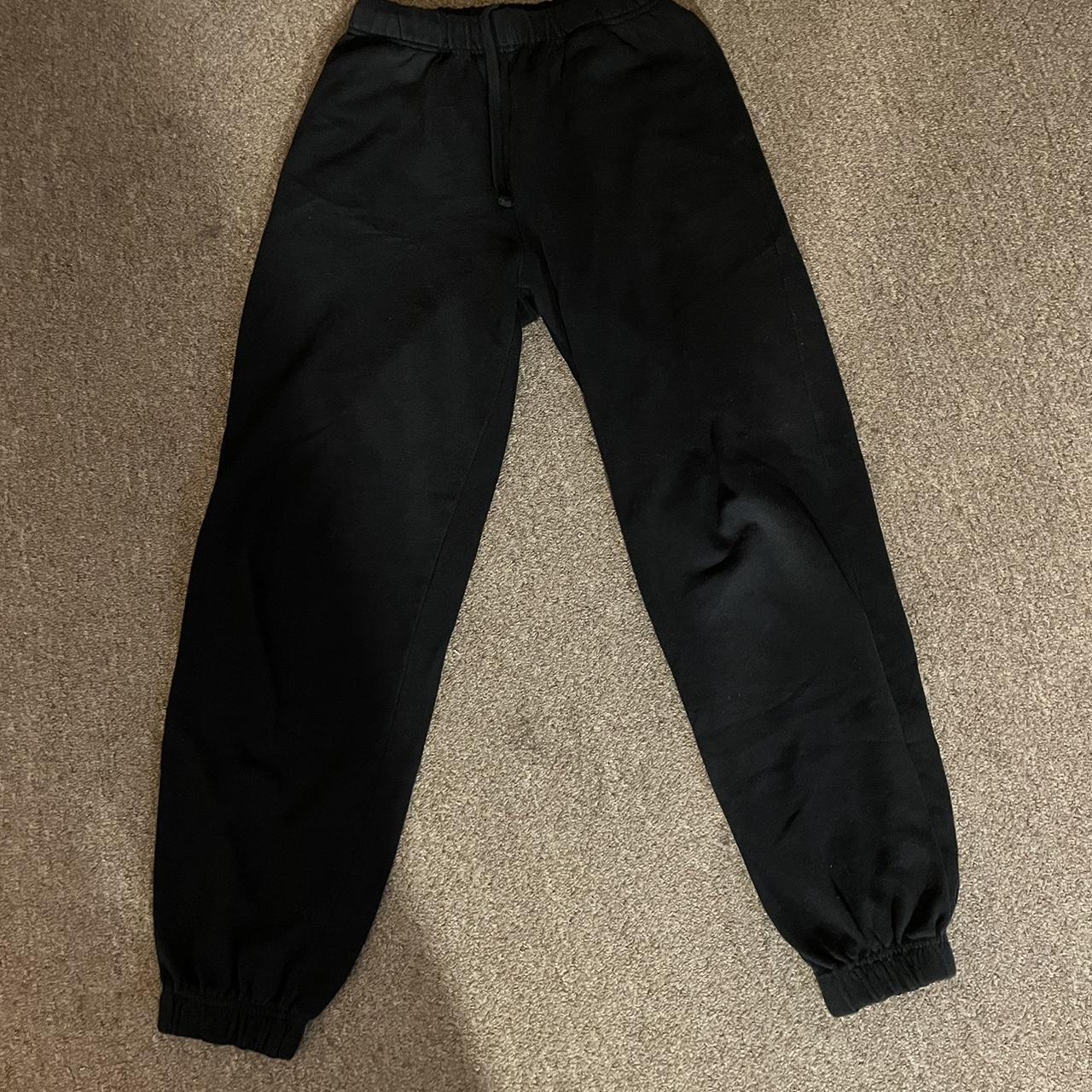 Garage Black Baggy Sweatpants. These have been worn... - Depop