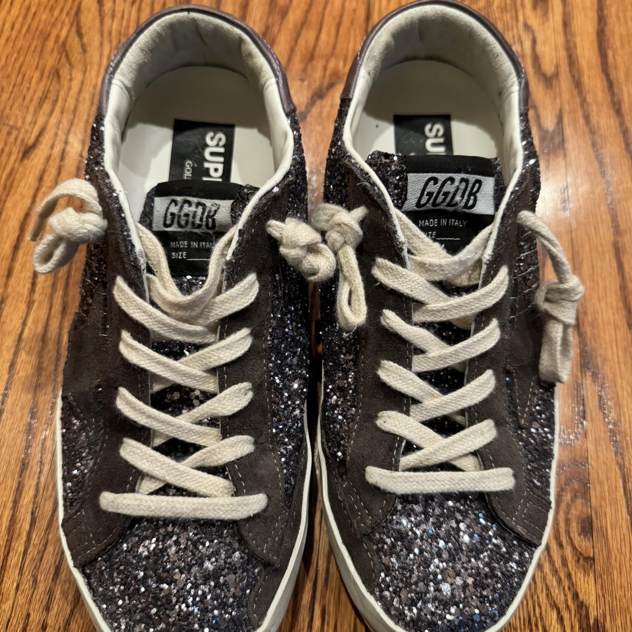 Superstar hotsell glitter womens