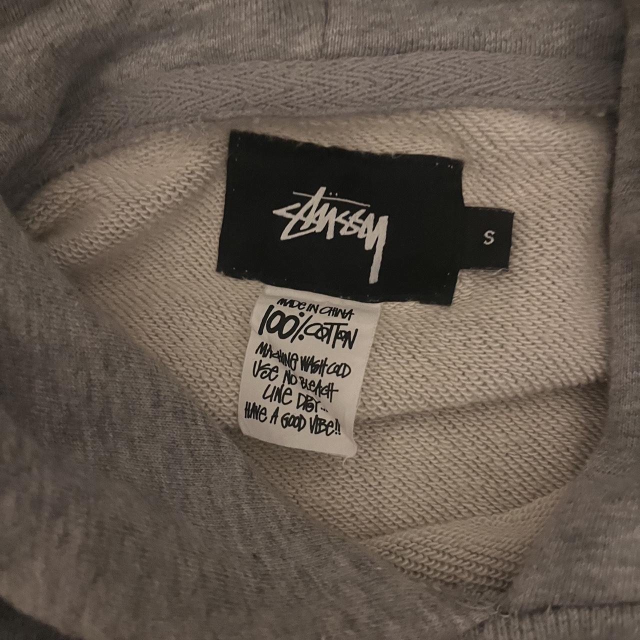 Brand New plain grey stussy hoodie - Depop