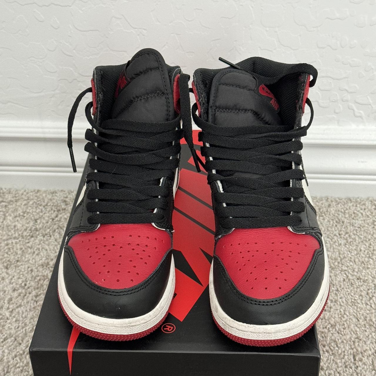 靴 Nike AirJordan1 Retro High OGBG Bred Toe Nike Air Jordan 1 Retro High OG BG Bred Toe YOUTH Sz 6Y