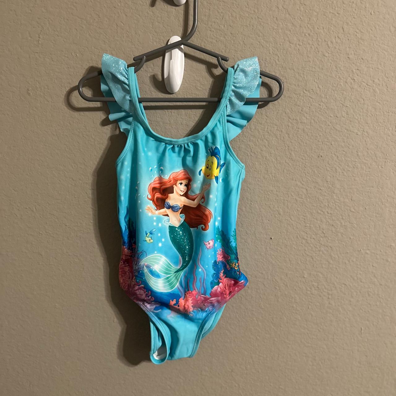 H&M 2T Little Mermaid One Piece Swimsuit Depop