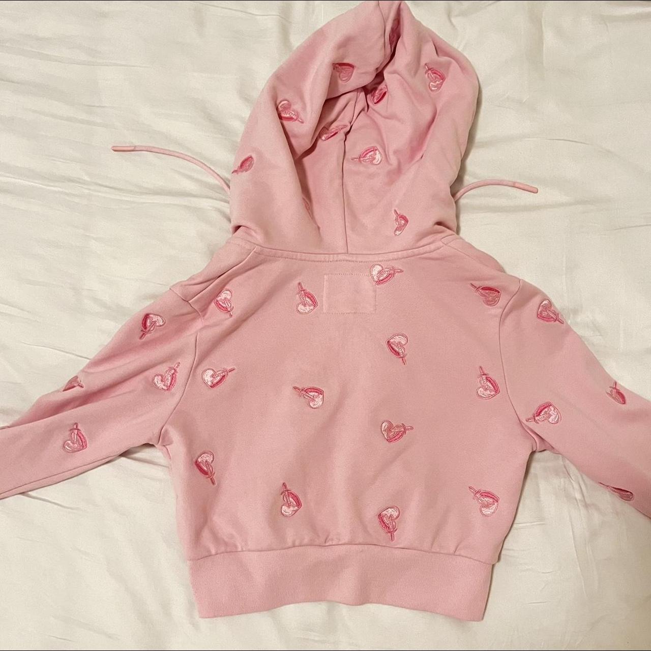 Hollister charli best sale hoodie pink