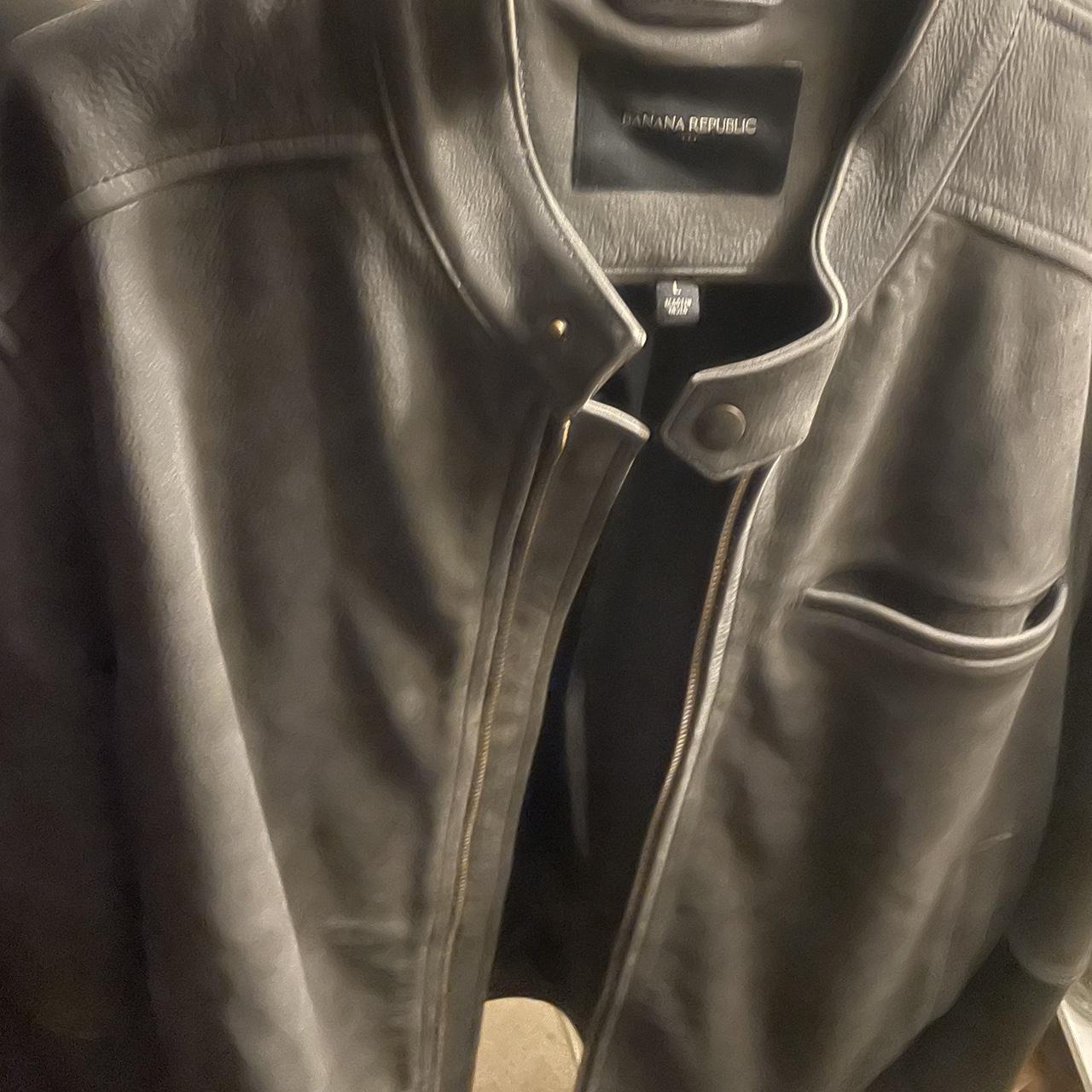 Banana Republic CALVO LEATHER JACKET | Depop
