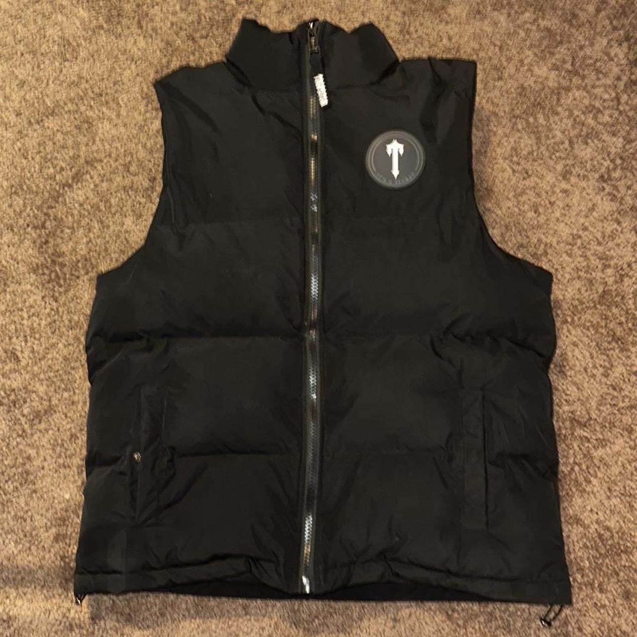 Trap star puffer vest color is black size xl. In... - Depop