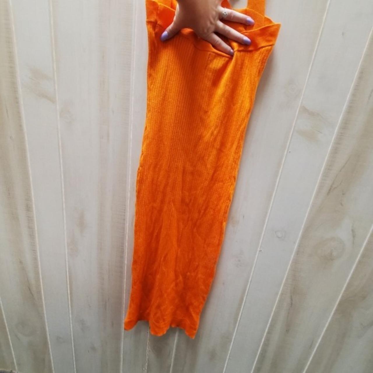 Neon orange best sale dress forever 21