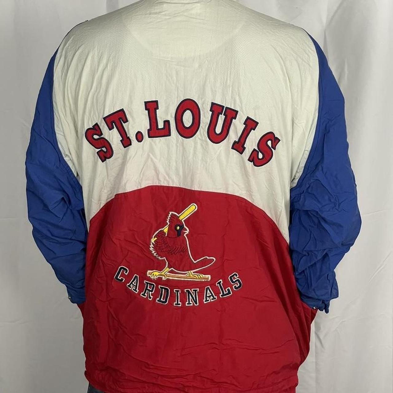 Vintage 80s St. Louis Cardinals Zip-Up jacket (Size: - Depop