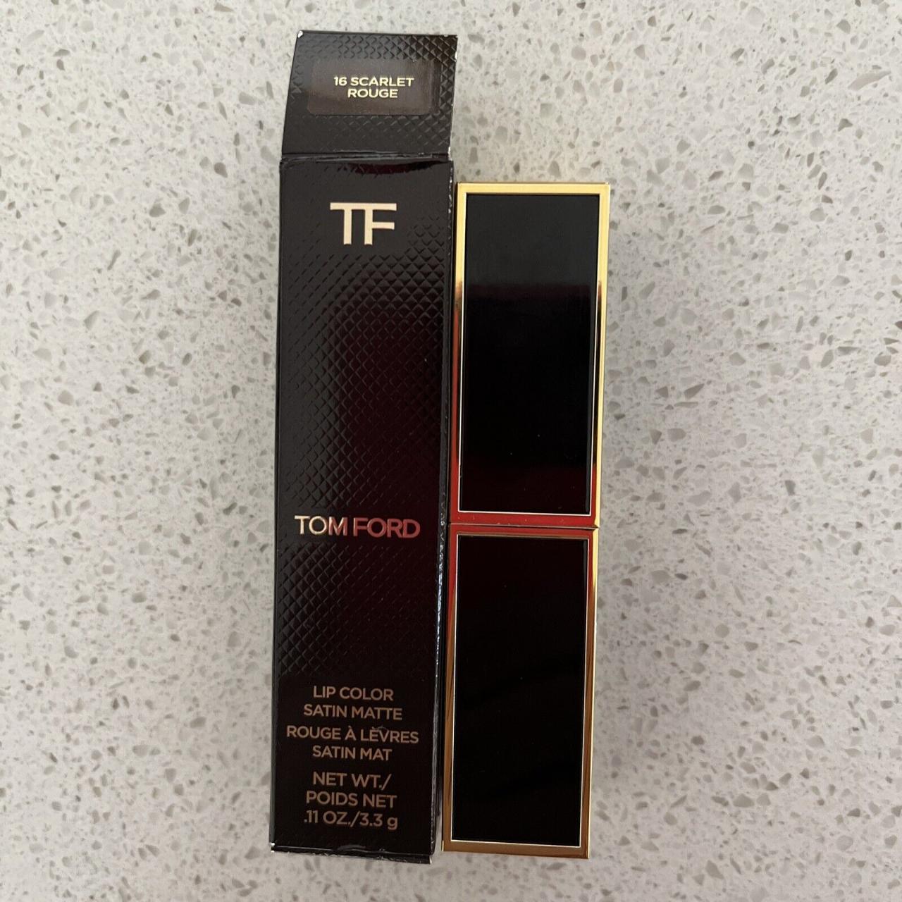 Tom Ford Satin Matte Lip Color #16 Scarlet Rouge... - Depop