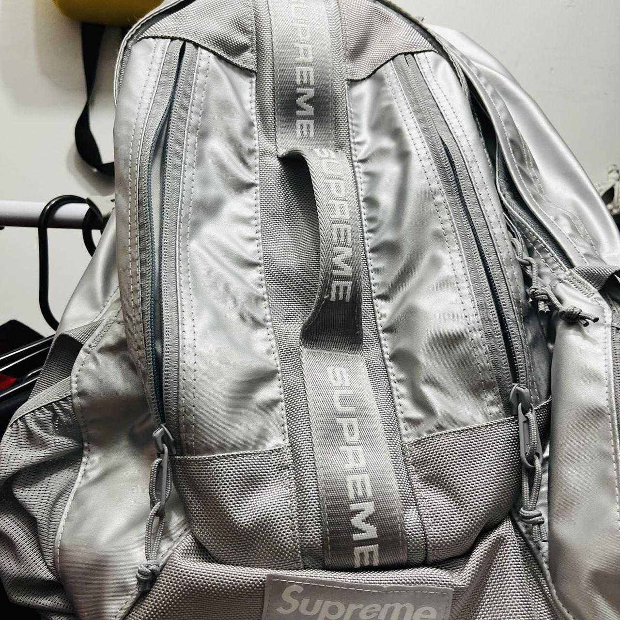 Grey 2025 supreme backpack