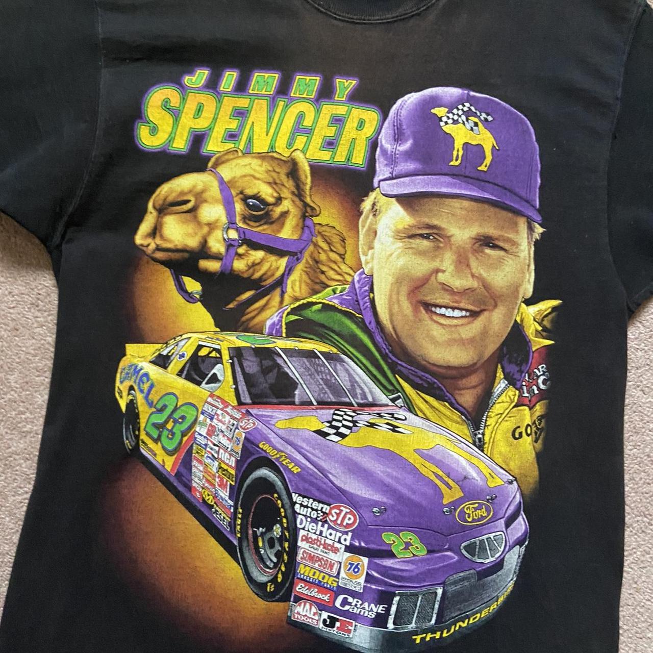 Vintage Jimmy Spencer Camel Powered Smoking deals Joe’s Single Stitch T-Shirt NASCAR