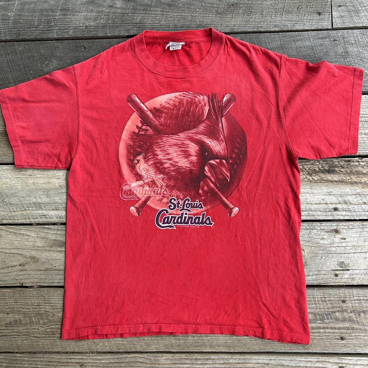 Vintage St Louis Cardinals Shirt size Large 2004 - Depop