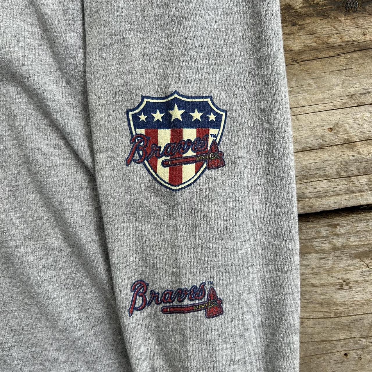 Vintage Lee Sport Atlanta Braves Polo Preowned Mens - Depop