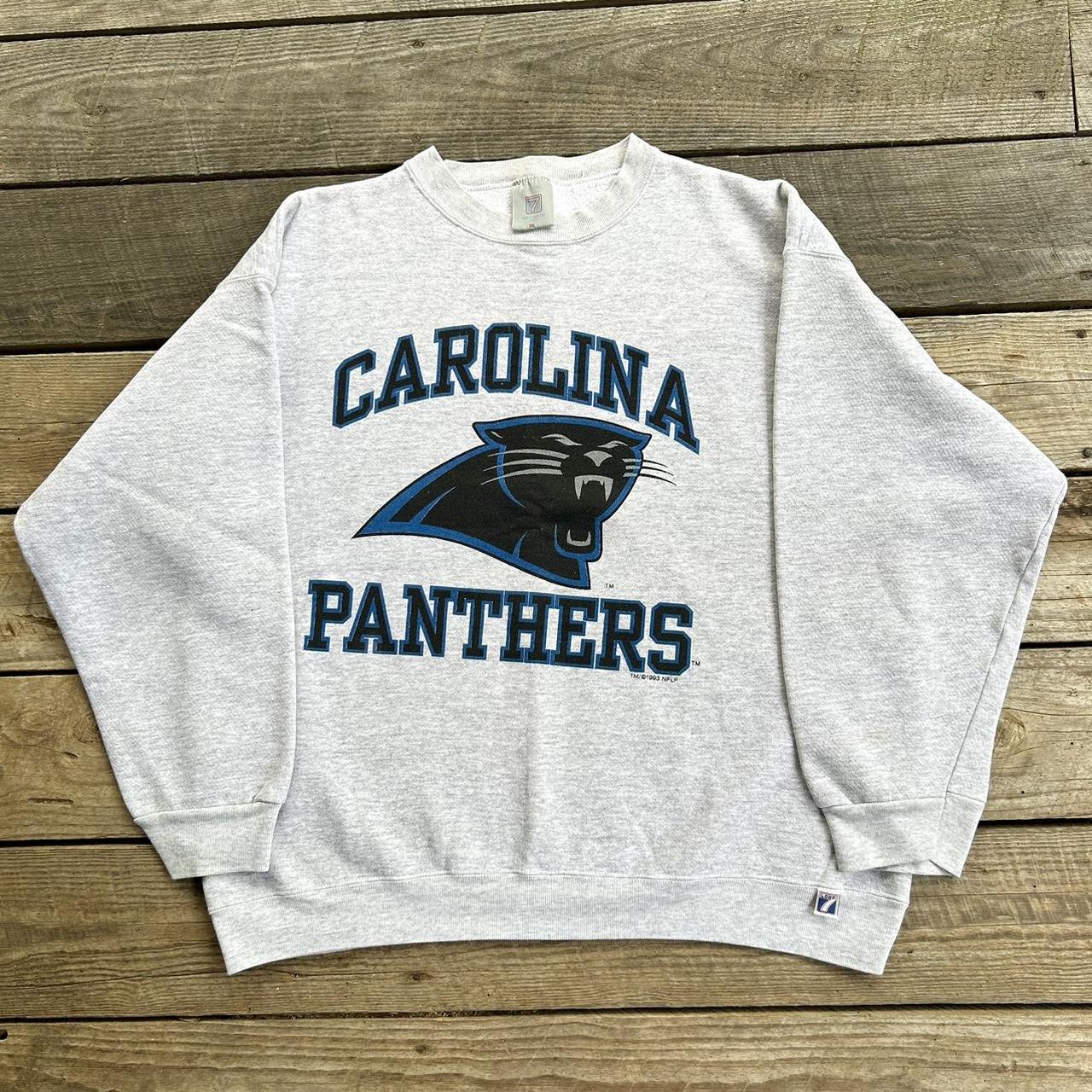 carolina panthers crewneck sweatshirt