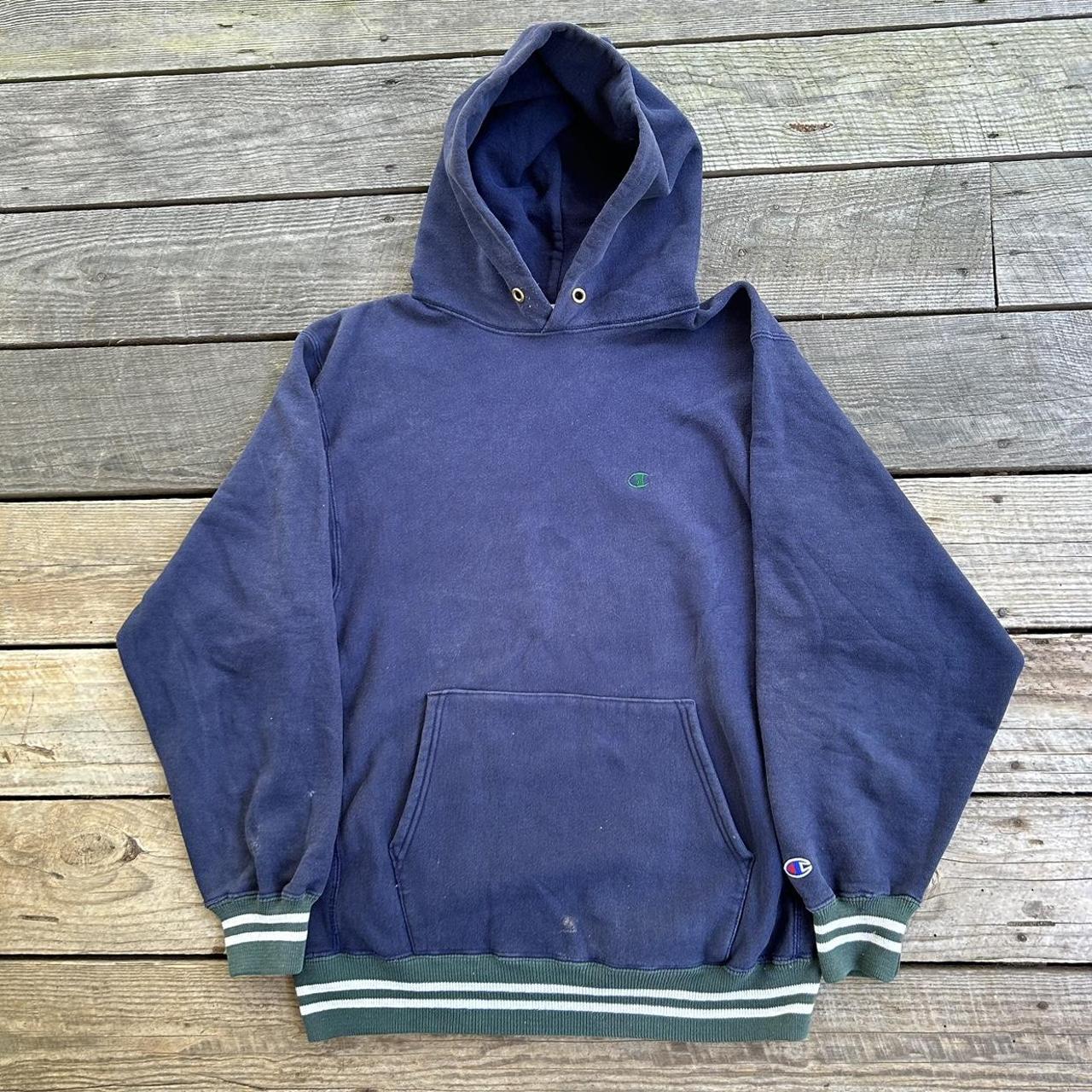 Vintage 90s Champion Reverse Weave Hoodie... - Depop