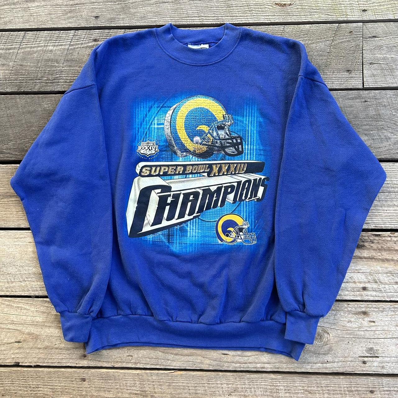 Vintage 2000 Super Bowl XXXIV crewneck. The sweater - Depop