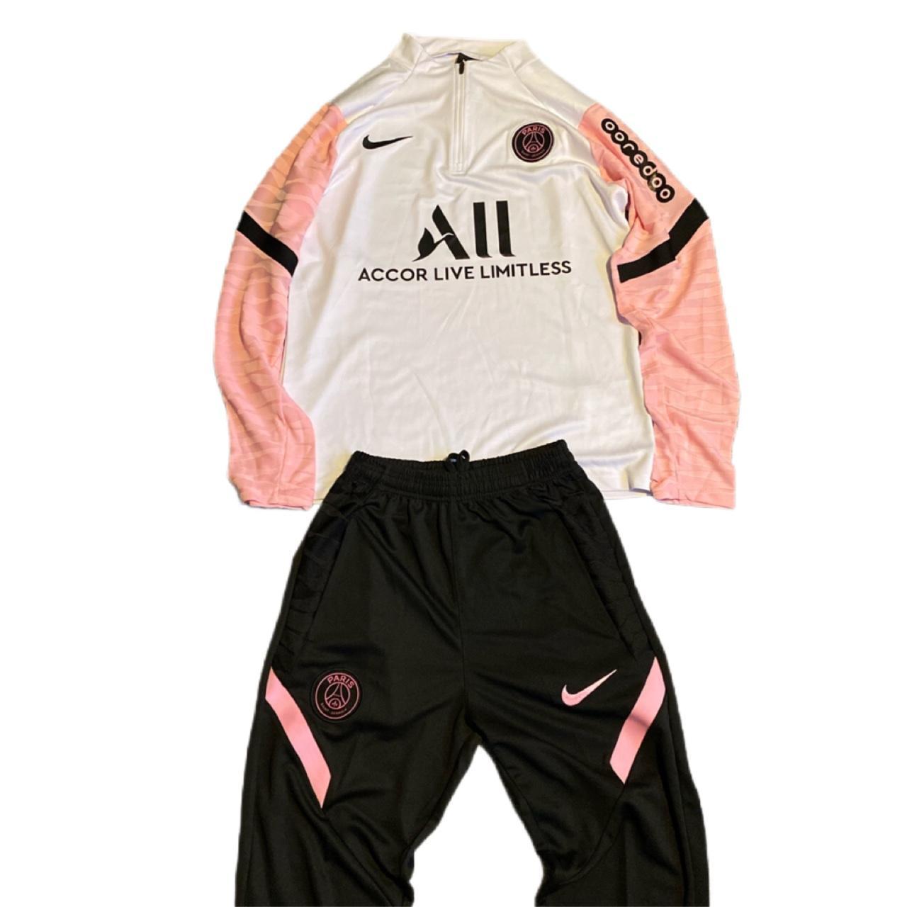 mens pink psg tracksuit