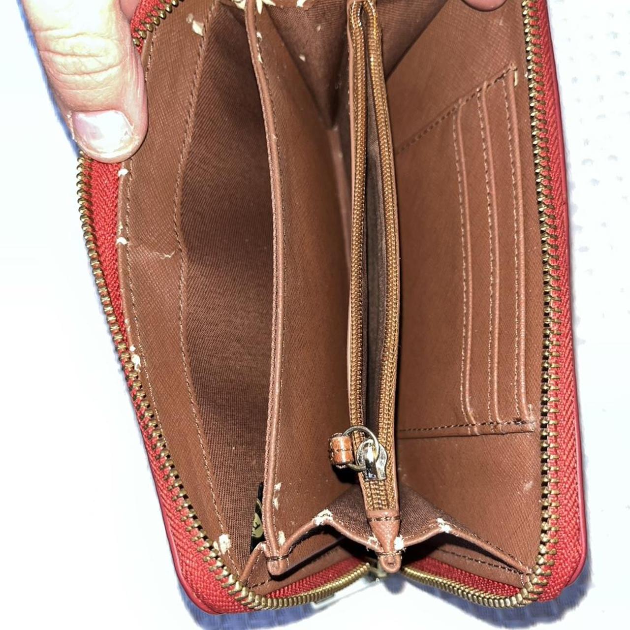 Fossil Women's Wallets - Red – Fossil Red leather… - image 4