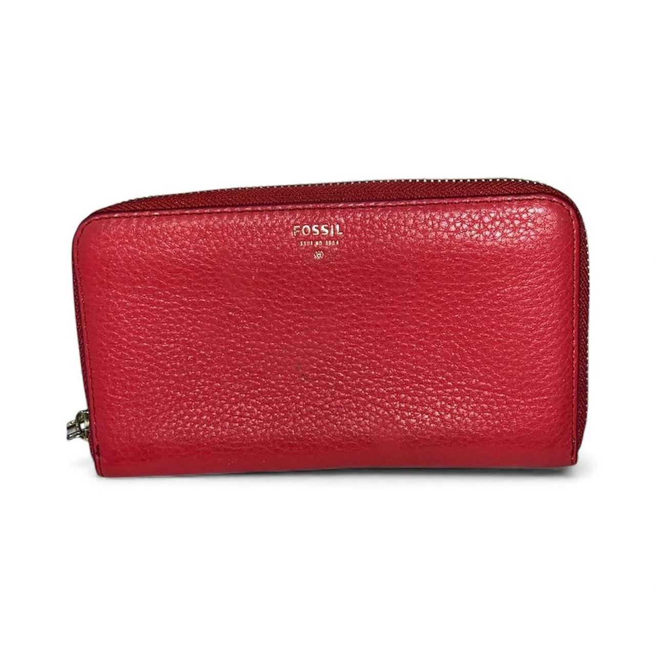 Fossil Women's Wallets - Red – Fossil Red leather… - image 1