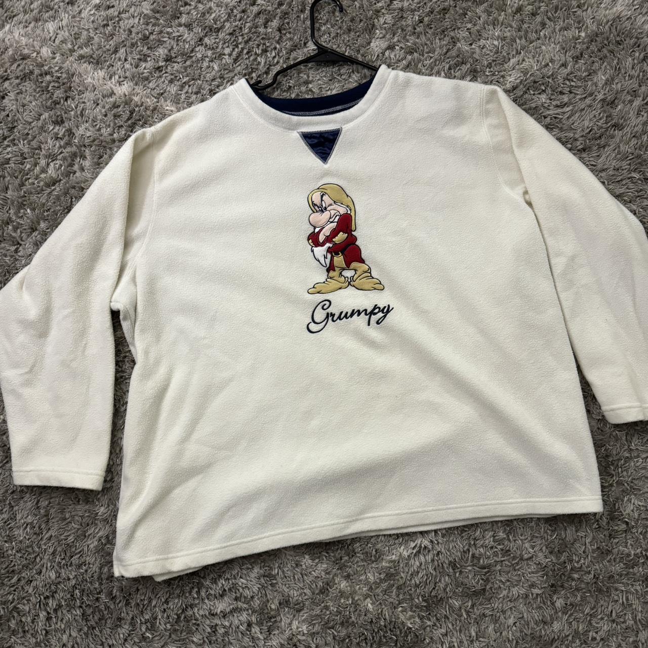 Vintage Disney Grumpy sweatshirt - XL Tag says woman - Depop