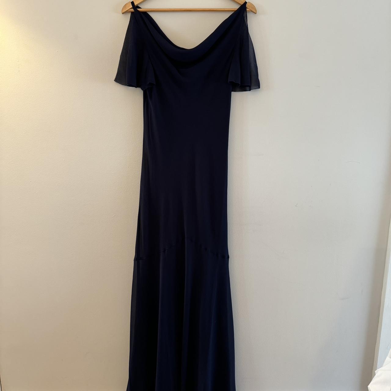 Beautiful navy blue reformation dress - perfect for... - Depop