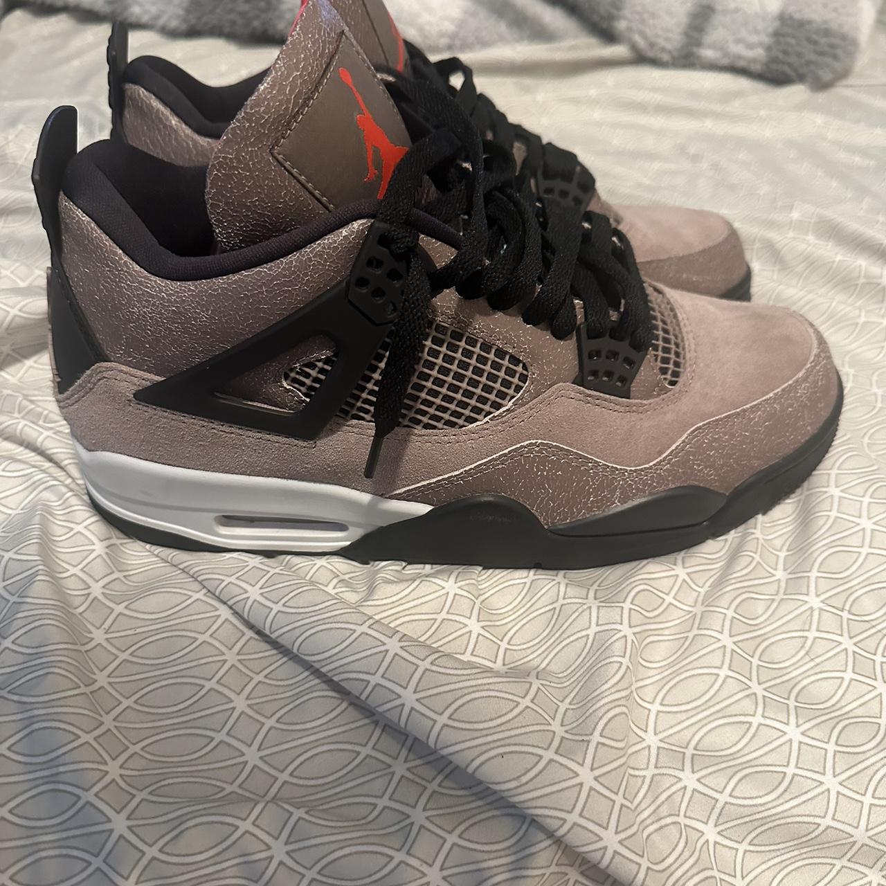 Jordan 4 Retro Taupe Haze size 9.5 Men’s Worn twice... - Depop