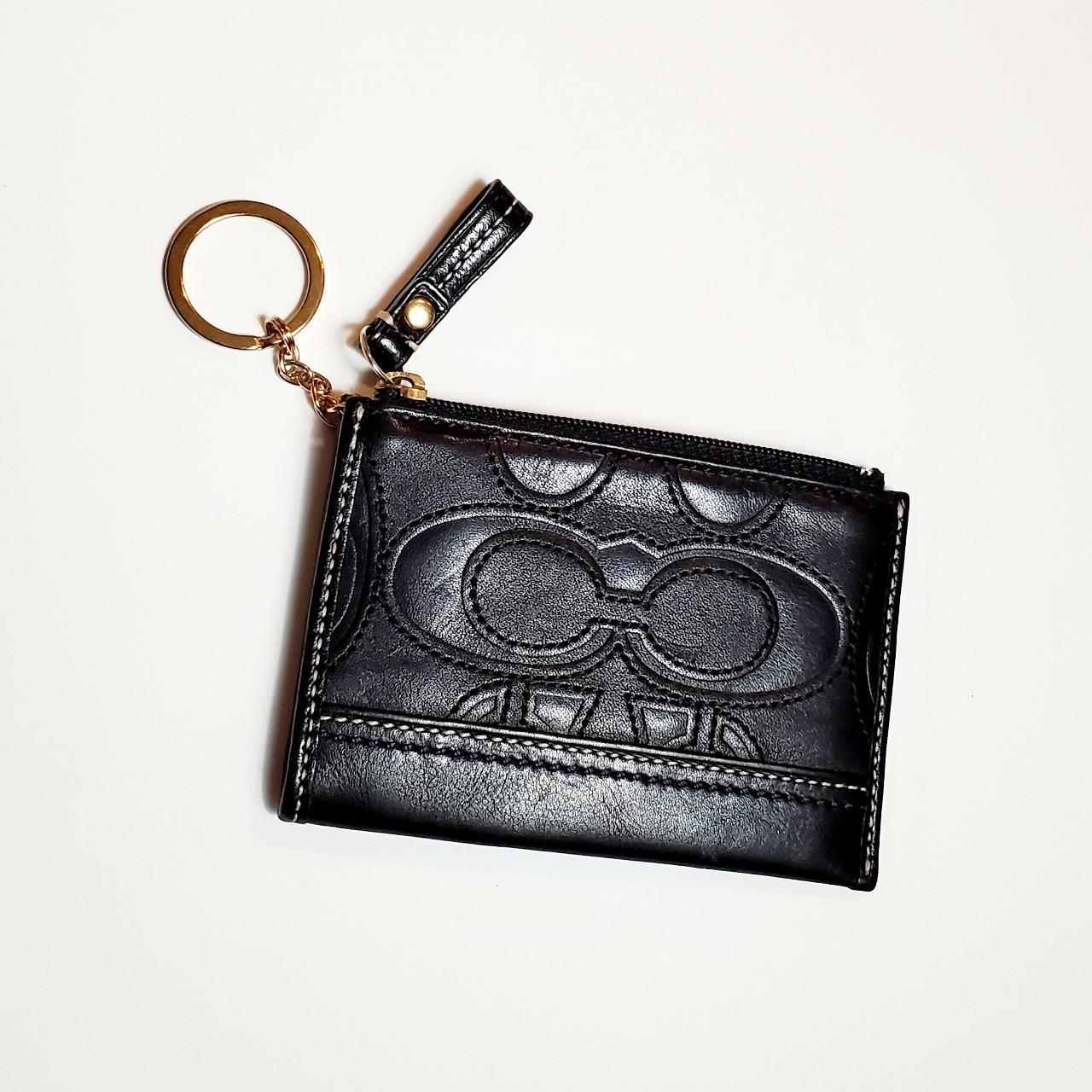 SPRING PARK Women Coin Purse Wallet Coin Pouch Card Holder Clutch with Key  Chain Ring Tassel Zip - Walmart.com