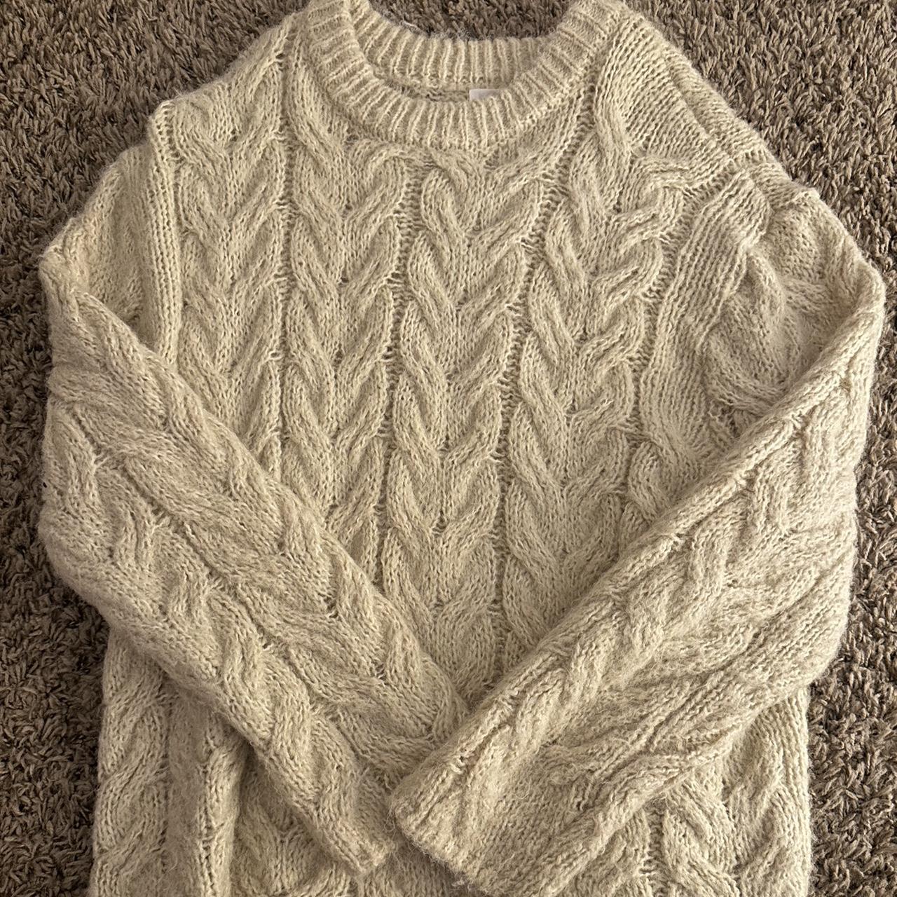 Zara kids oversized fit knitted sweater. Hardly worn... - Depop