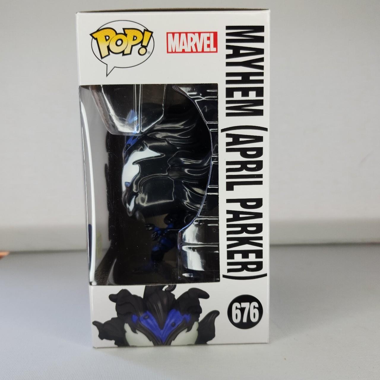 Funko Pop! Marvel Venom Mayhem (April Parker) Glows in the Dark Pop in a  box exclusive