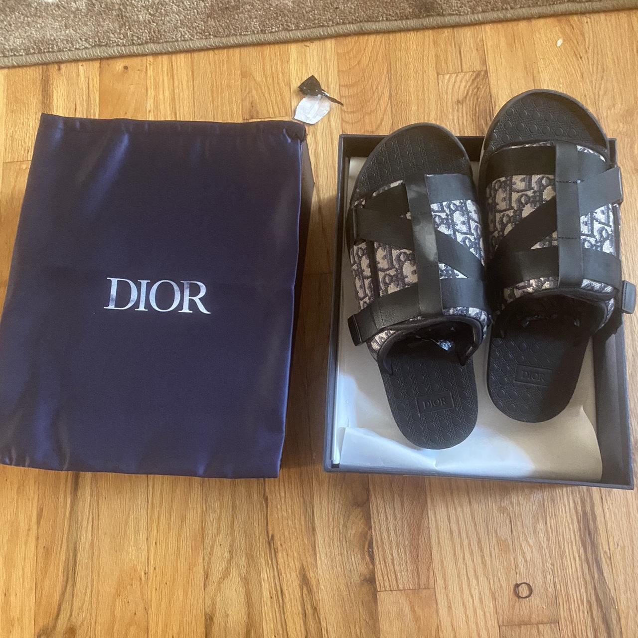 dior alpha slide black