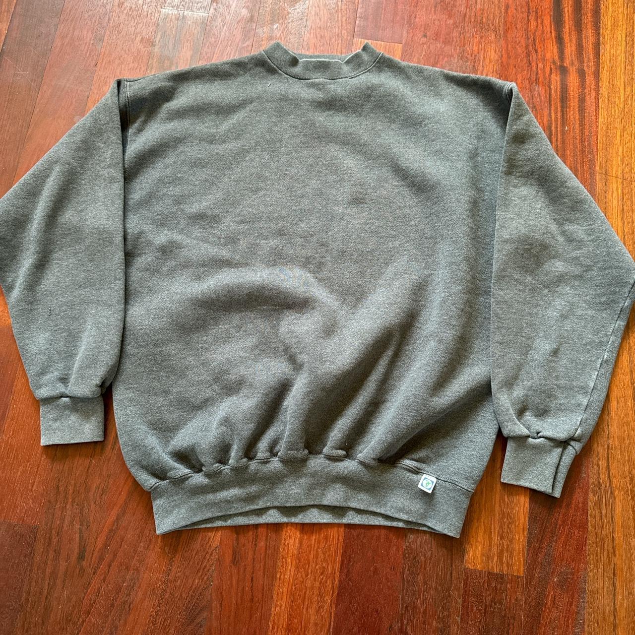 grey discus athletic pullover. large - Depop