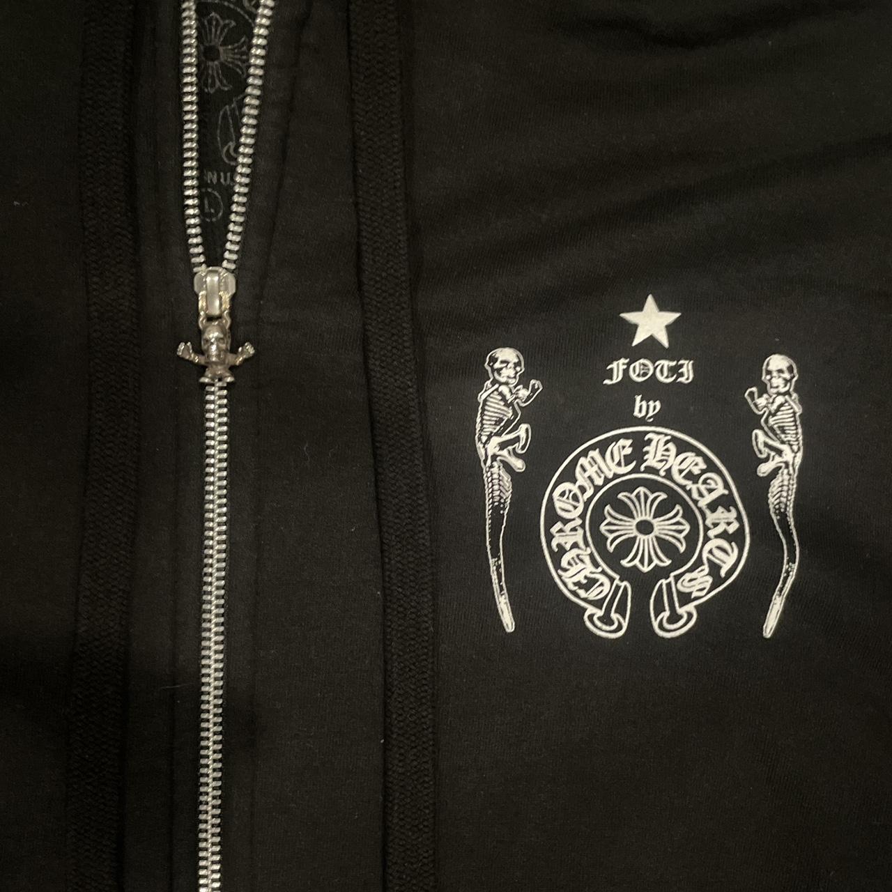 在庫わずか◆送料込♪【Chrome Hearts】Foti Jarvis zipフーディ Chrome Hearts クロムハーツ Foti Jarvis ジップ フーディー