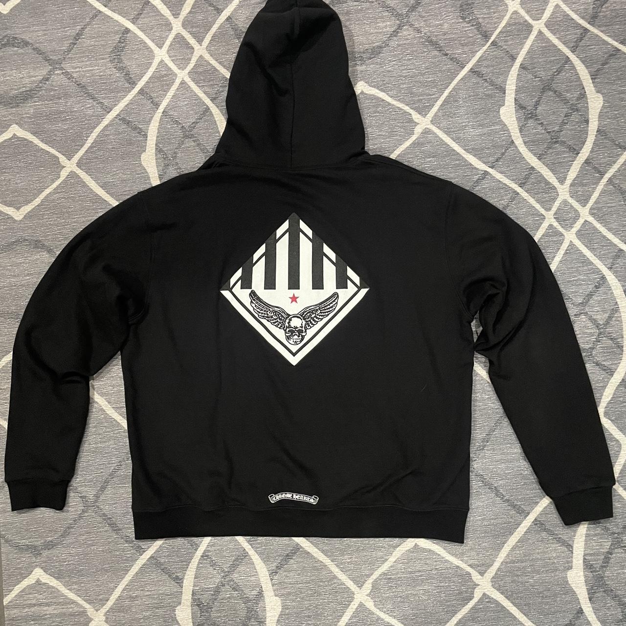 Chrome Hearts Foti Zip Up Hoodie In excellent | Depop