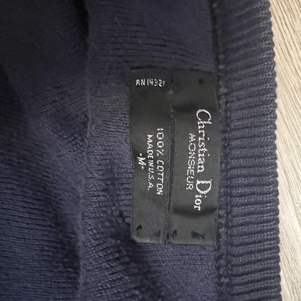 Vintage Christian Dior V neck sweater condition:... - Depop