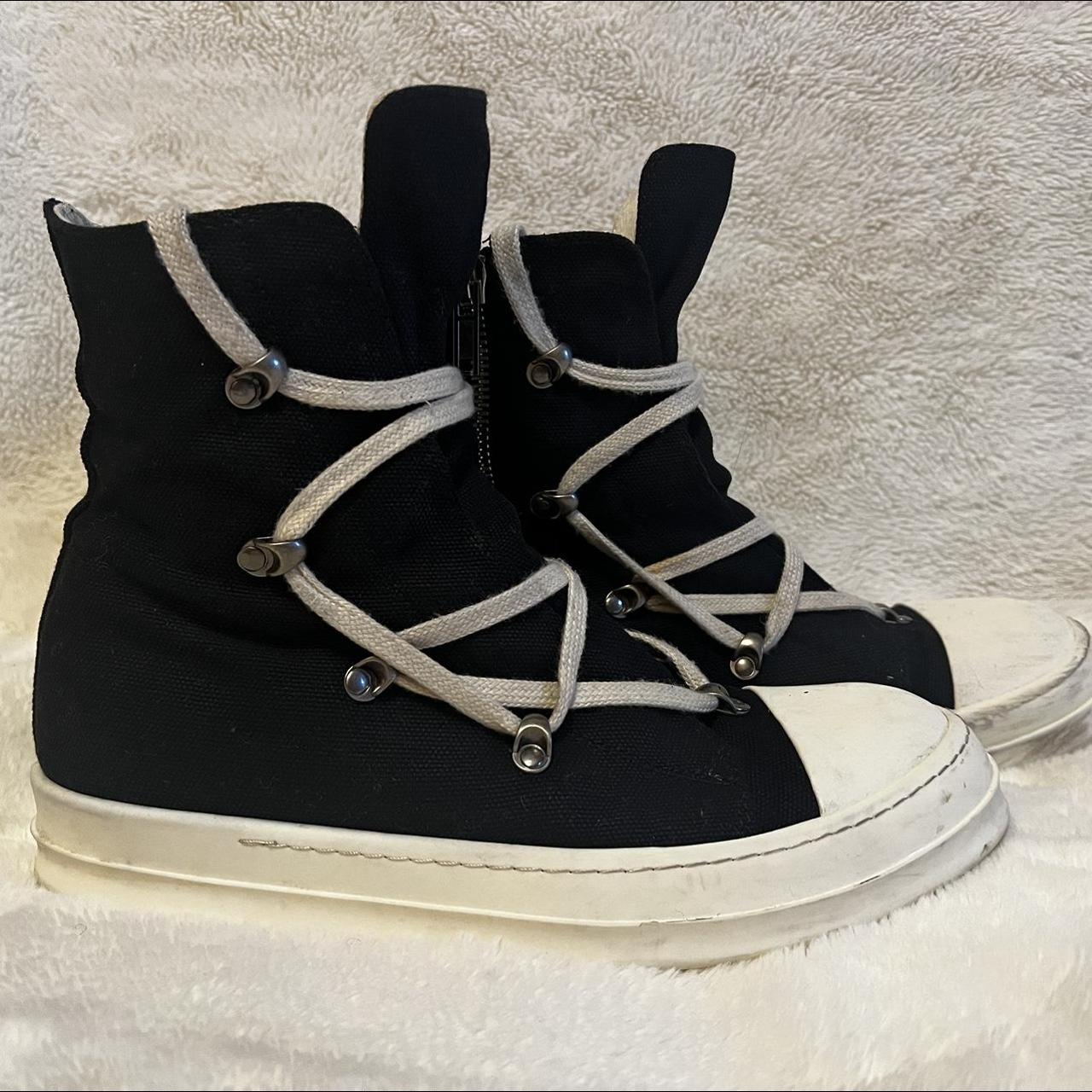 Rick Owens DRKSHDW hexagram laced ramones. Fairly... - Depop