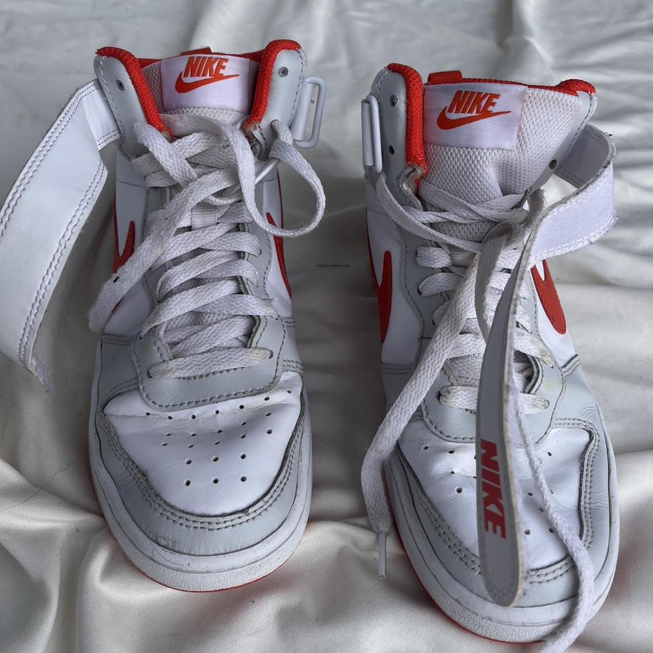 bright orange nike top