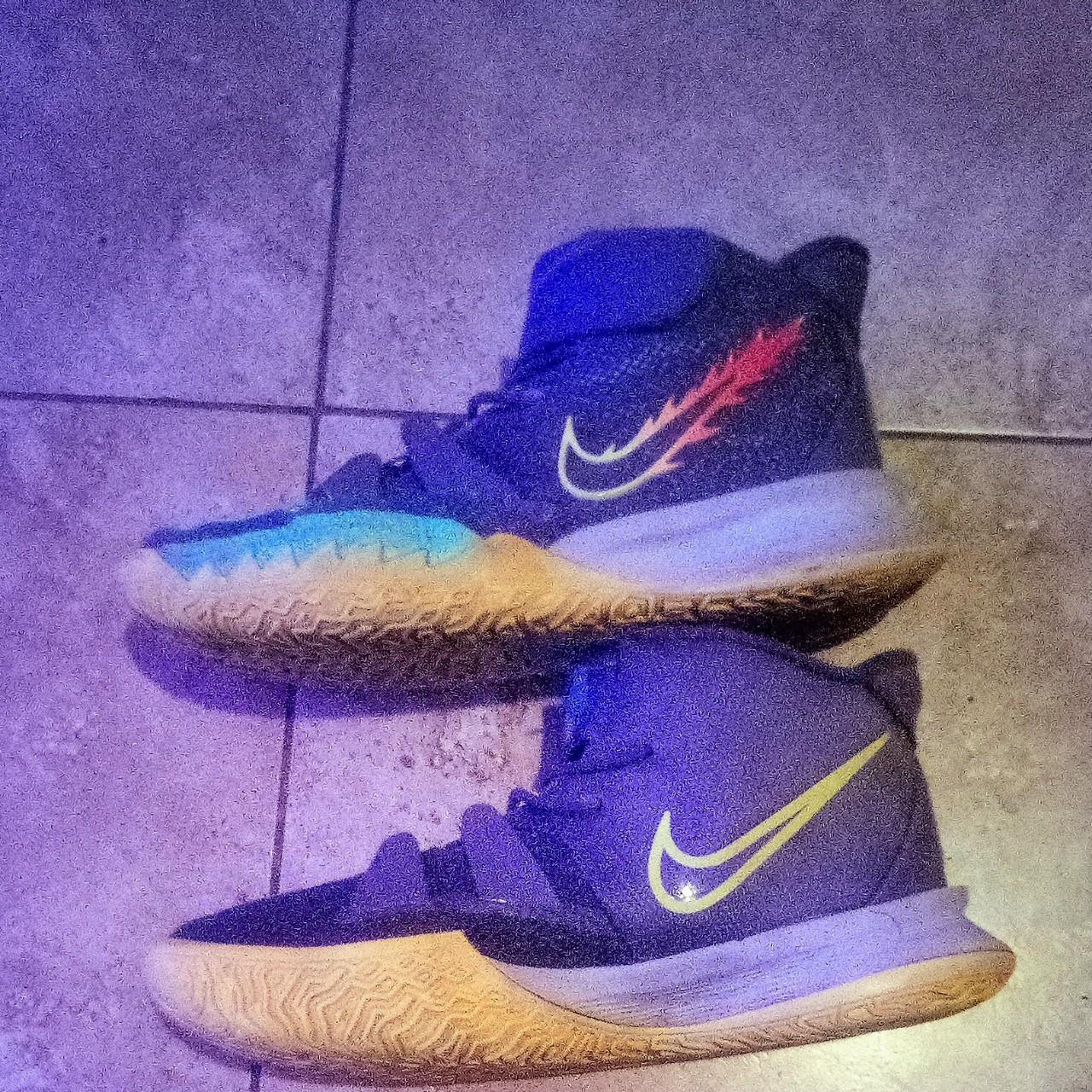 Nike Kyrie 7 Basketball Shoes Flaming Swoosh... Depop