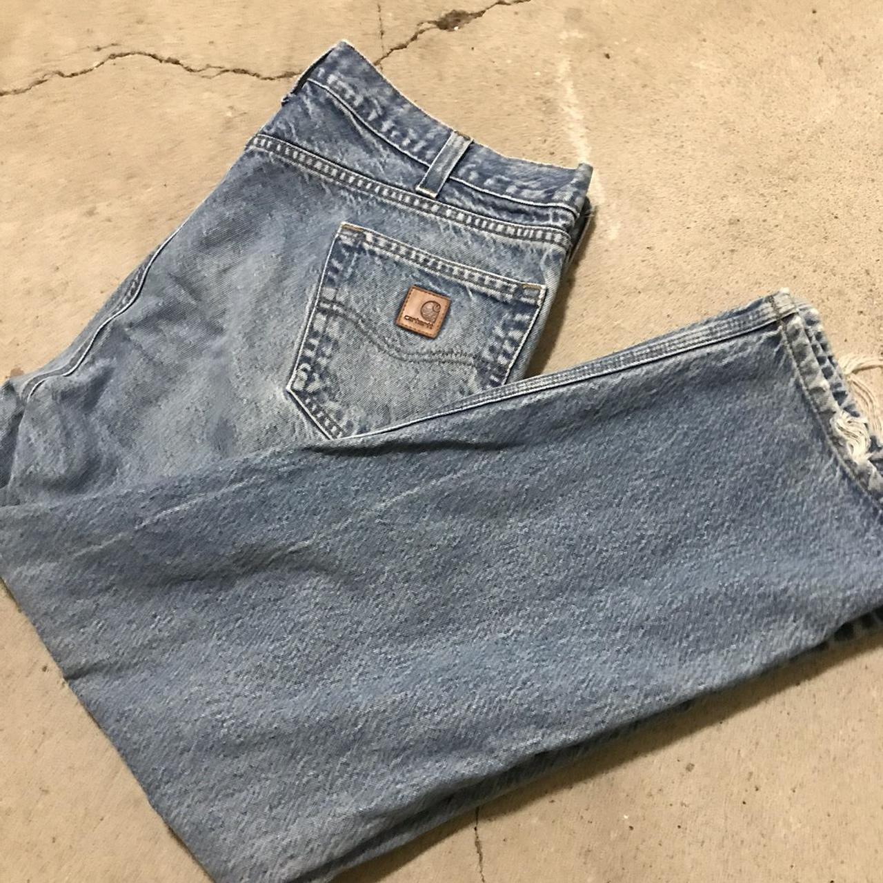 Carhartt jeans size 40x30 #carhartt #workwear... - Depop
