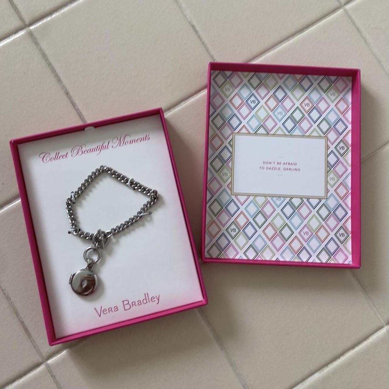 Vera bradley locket on sale bracelet