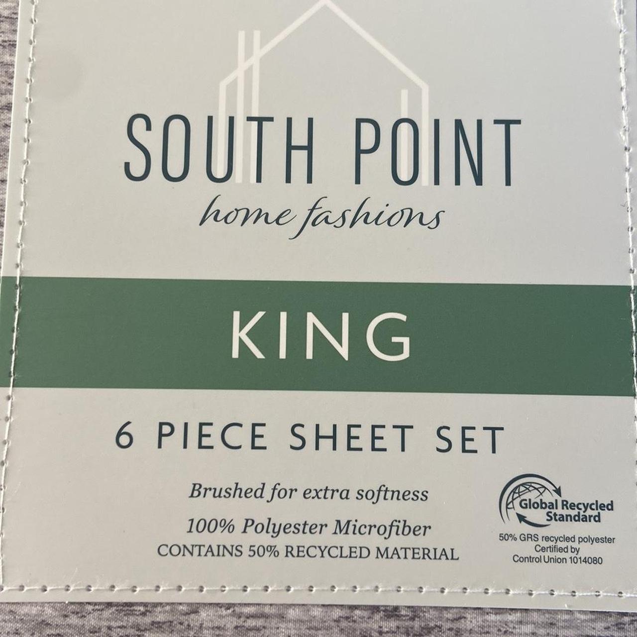 South Point Home Fashions Microfiber 6-Piece Sheet Set