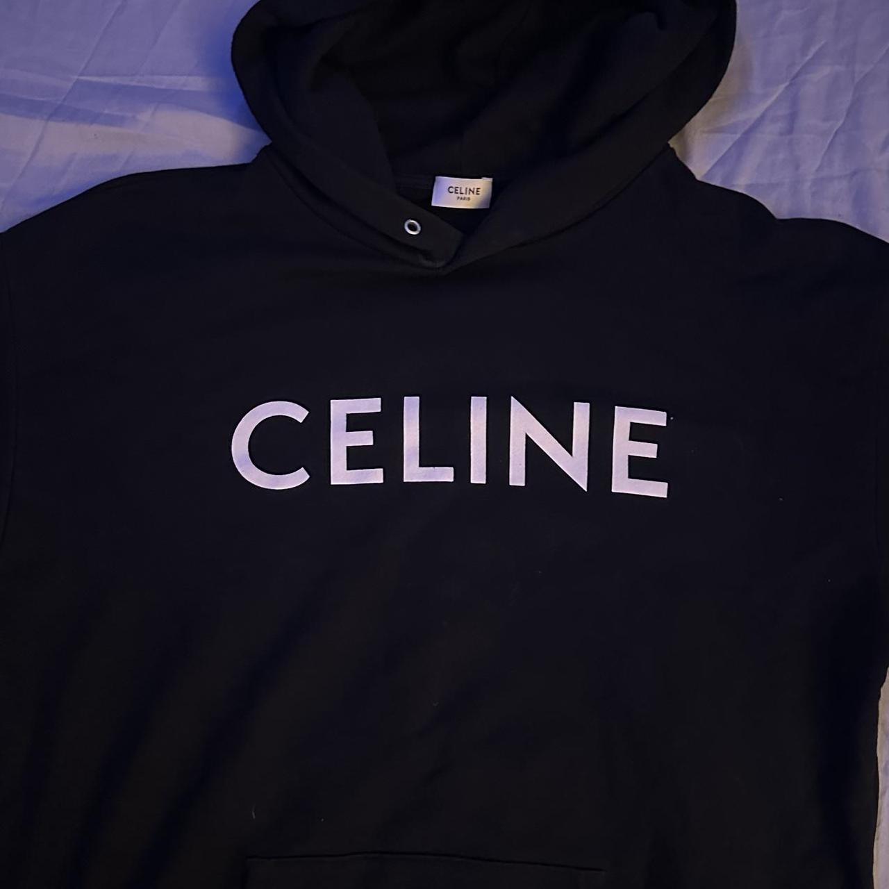 celine hoodie (removed strings) - Depop