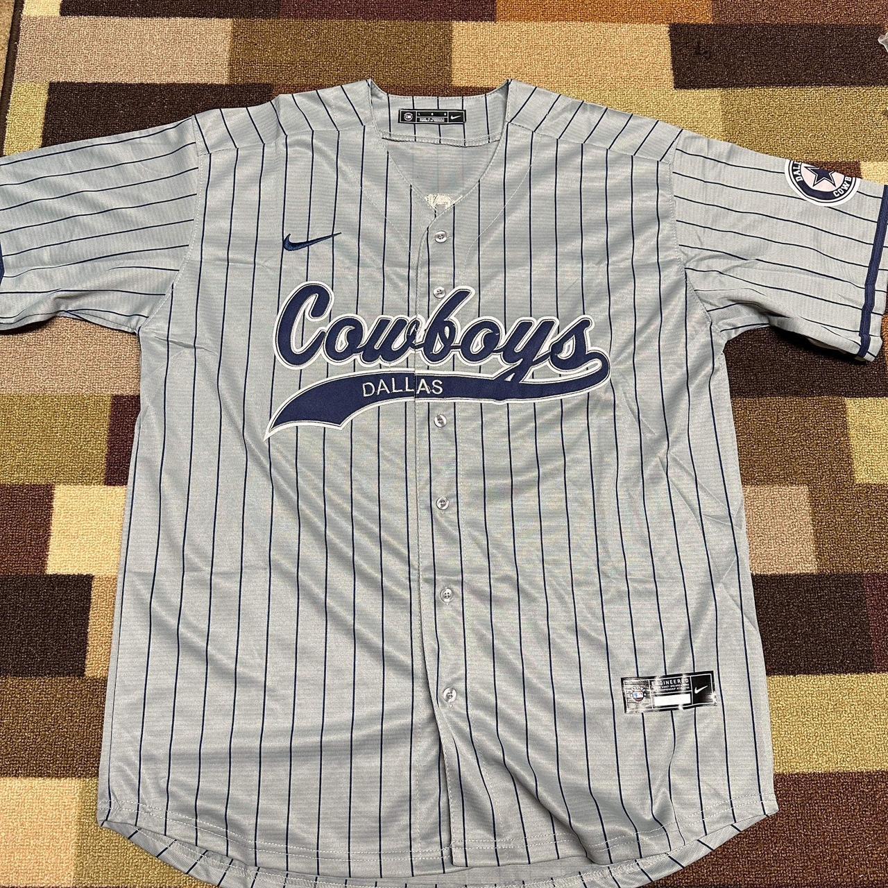 Micah Parsons dallas cowboys gray pinstripes... Depop
