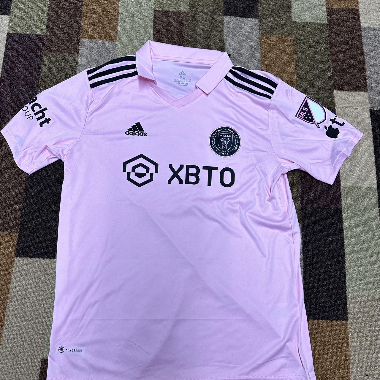 Leo Messi Inter Miami Pink soccer jersey Brand new... - Depop