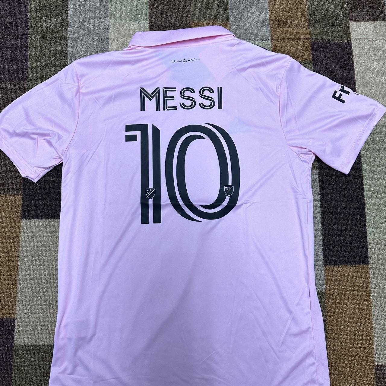 Leo Messi Inter Miami Pink soccer jersey Brand new... - Depop