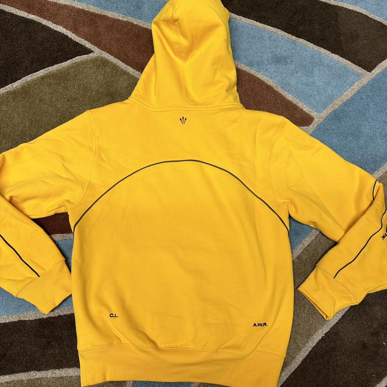 Nike x Drake NOCTA Hoodie Yellow Lightly worn once... - Depop