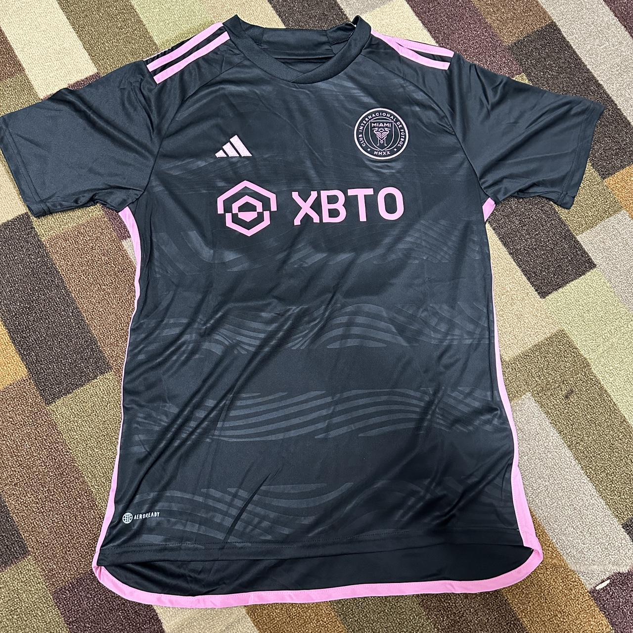 Leo Messi Black Pink Inter Miami soccer jersey Brand... - Depop