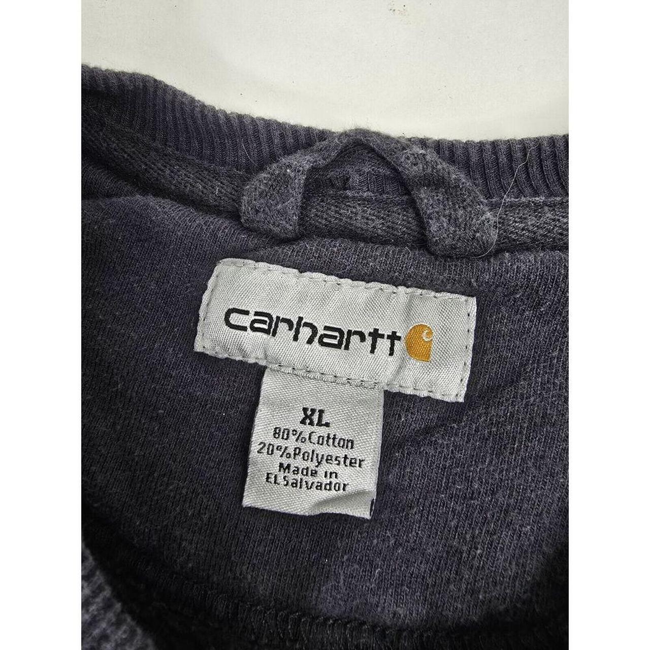 Vtg Carhartt K186 BLK Heavyweight Crewneck Pullover. Depop