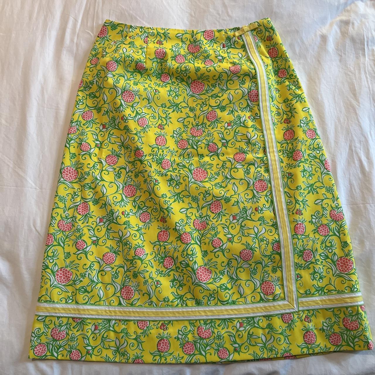 Lilly Pulitzer 1960s Vintage Skirt - Size 6 -... - Depop