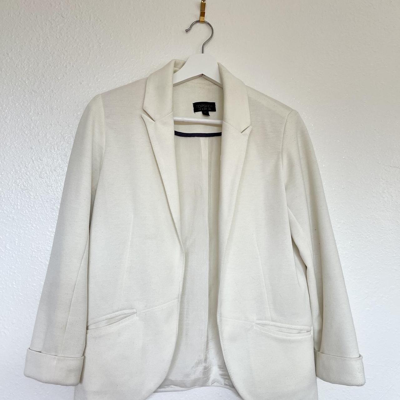 Topshop on sale white blazer