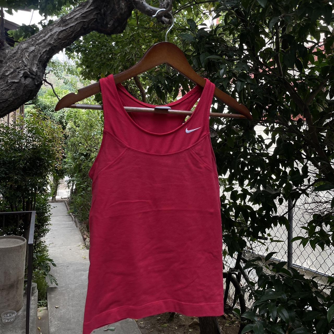 XS Nike Red Running Tank Top w/ Built in Sports Bra. Depop