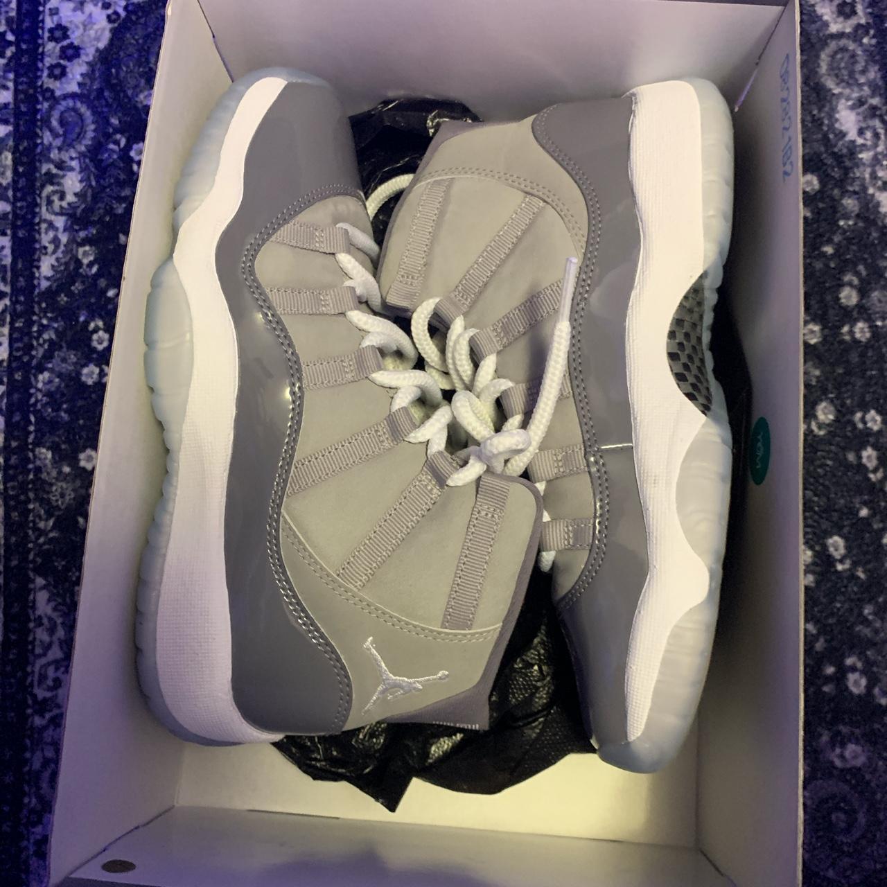 Grey 11s never worn comes with box - Depop