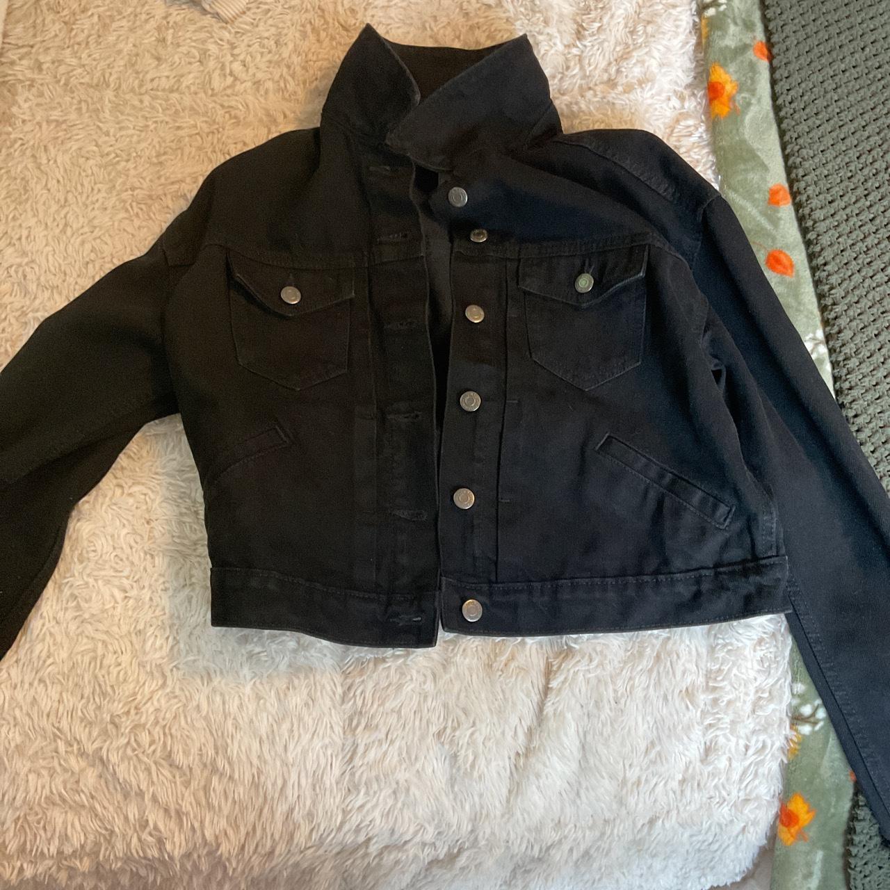 Black jean jacket store womens old navy